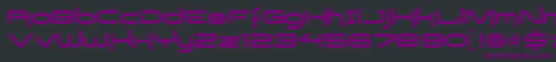 DelogsGoesHiTech Font – Purple Fonts on Black Background