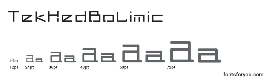 TekHedBolimic Font Sizes