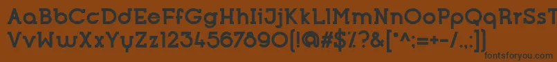 Шрифт OpificioSerifBold – чёрные шрифты на коричневом фоне