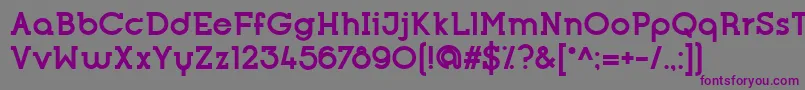 OpificioSerifBold Font – Purple Fonts on Gray Background
