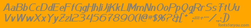 More about ArnesonItalic Font ArnesonItalic Font – Gray Fonts on Orange Background