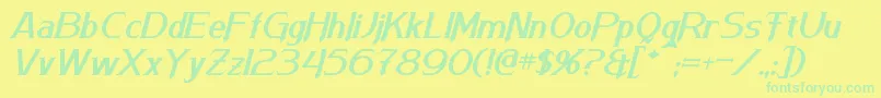 Подробнее о шрифте ArnesonItalic Шрифт ArnesonItalic – зелёные шрифты на жёлтом фоне