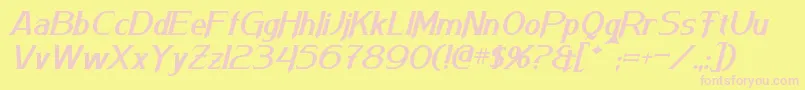 Más sobre la fuente ArnesonItalic fuente ArnesonItalic – Fuentes Rosadas Sobre Fondo Amarillo