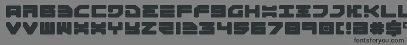 Omega3e Font – Black Fonts on Gray Background