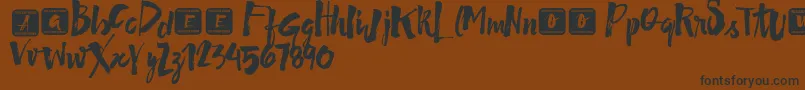 More about FdtguethoDemoVersion Font FdtguethoDemoVersion Font – Black Fonts on Brown Background