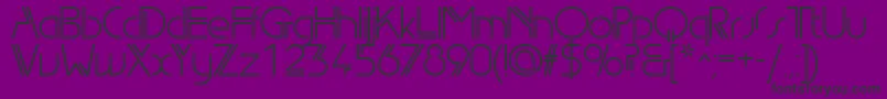 Edl Font – Black Fonts on Purple Background