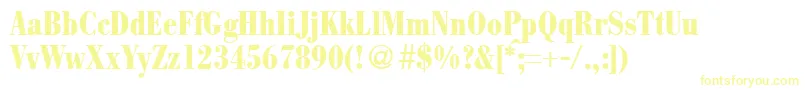 ModernbodonicondheavyRegular Font – Yellow Fonts