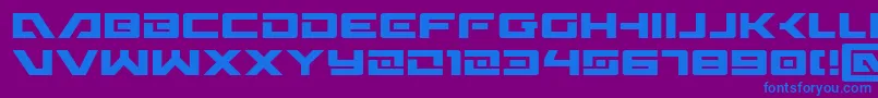 Подробнее о шрифте Wildcard Шрифт Wildcard – синие шрифты на фиолетовом фоне