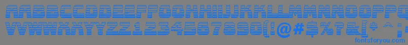 AConceptotitulnrldgd Font – Blue Fonts on Gray Background