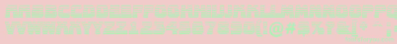 AConceptotitulnrldgd Font – Green Fonts on Pink Background