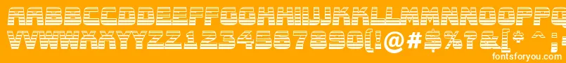 AConceptotitulnrldgd Font – White Fonts on Orange Background