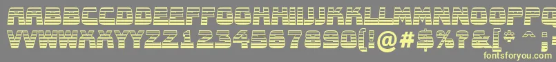 AConceptotitulnrldgd Font – Yellow Fonts on Gray Background