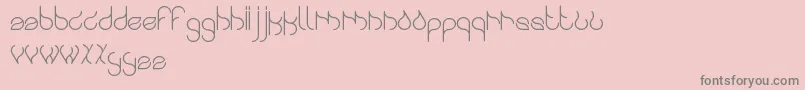 Swingingswan Font – Gray Fonts on Pink Background