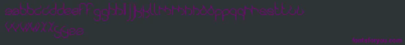 Swingingswan Font – Purple Fonts on Black Background