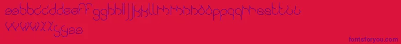 Swingingswan Font – Purple Fonts on Red Background