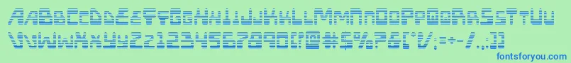 Xpedgrad Font – Blue Fonts on Green Background