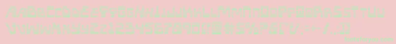 Xpedgrad Font – Green Fonts on Pink Background