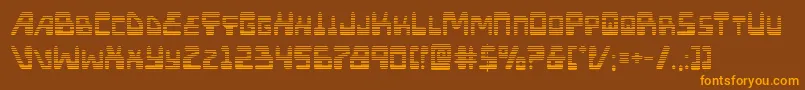 Xpedgrad Font – Orange Fonts on Brown Background