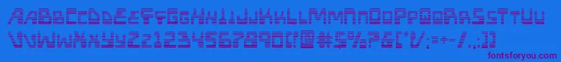 Xpedgrad Font – Purple Fonts on Blue Background