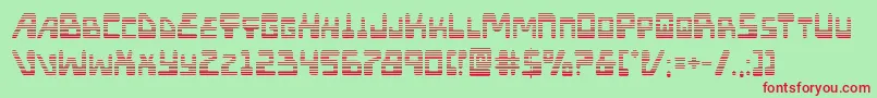 Xpedgrad Font – Red Fonts on Green Background