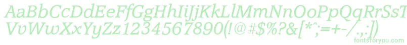 AccoladeserialItalic Font – Green Fonts