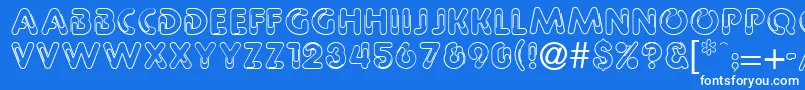 フォントPipeline – 青い背景に白い文字