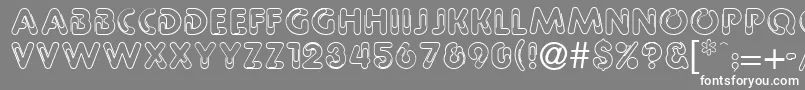 フォントPipeline – 灰色の背景に白い文字