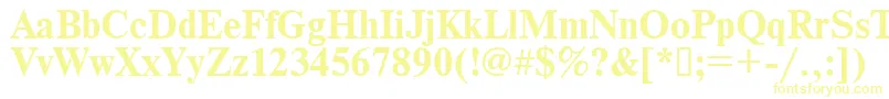 Times.KzBold Font – Yellow Fonts
