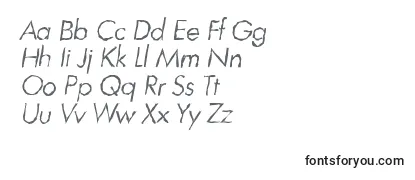 Обзор шрифта LimerickrandomLightItalic
