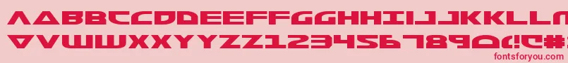 Morsenkv2 Font – Red Fonts on Pink Background