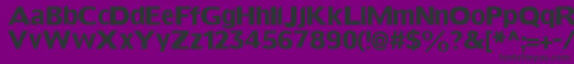 Grotesqueboldtallx Font – Black Fonts on Purple Background