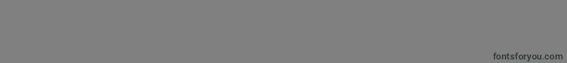 フォントTecmoRoundedAllcaps – 黒い文字の灰色の背景