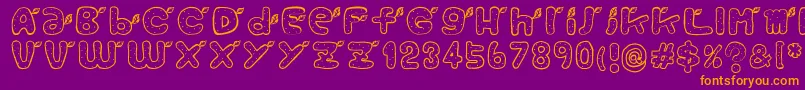 Más sobre la fuente Reaf fuente Reaf – Fuentes Naranjas Sobre Fondo Morado