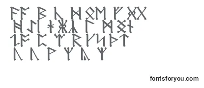 Шрифт AnglosaxonRunes