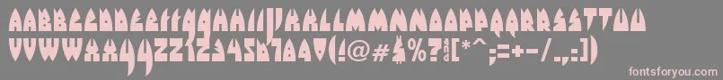 RakettaFromMars Font – Pink Fonts on Gray Background