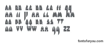 Review of the RakettaFromMars Font
