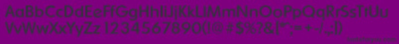 OrnitonsserialRegular-Schriftart – Schwarze Schriften auf violettem Hintergrund