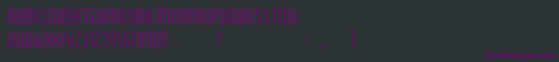 Jkpolardemo Font – Purple Fonts on Black Background