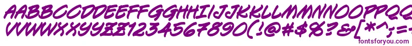 KeelhauledBbBold-fontti – violetit fontit