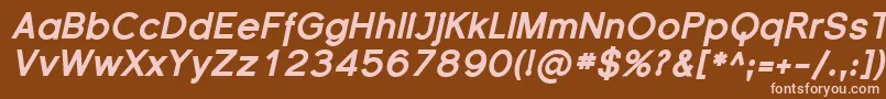 Подробнее о шрифте SfflorencesansblackItalic Шрифт SfflorencesansblackItalic – розовые шрифты на коричневом фоне