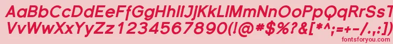 More about SfflorencesansblackItalic Font SfflorencesansblackItalic Font – Red Fonts on Pink Background