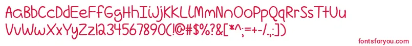 LoveIsComplicatedAgainTtf Font – Red Fonts
