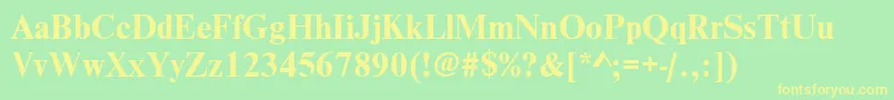 More about NimbusromdcyBold Font NimbusromdcyBold Font – Yellow Fonts on Green Background