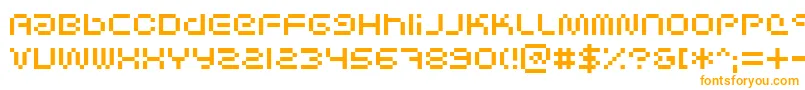 SciFiedBitmap-Schriftart – Orangefarbene Schriften