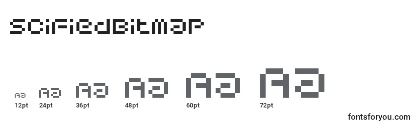 SciFiedBitmap Font Sizes