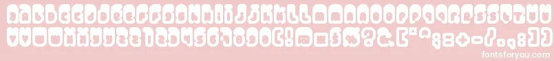 Venus Font – White Fonts on Pink Background