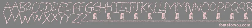 FreakyFriday Font – Pink Fonts on Gray Background