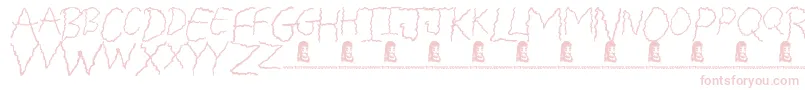 FreakyFriday Font – Pink Fonts on White Background