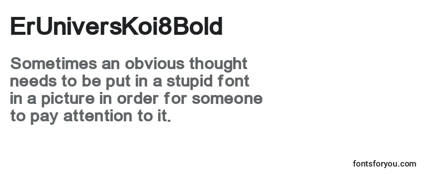 Review of the ErUniversKoi8Bold Font