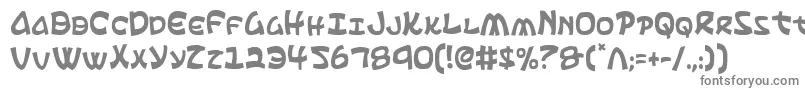 Czcionka Ephesianc – szare czcionki